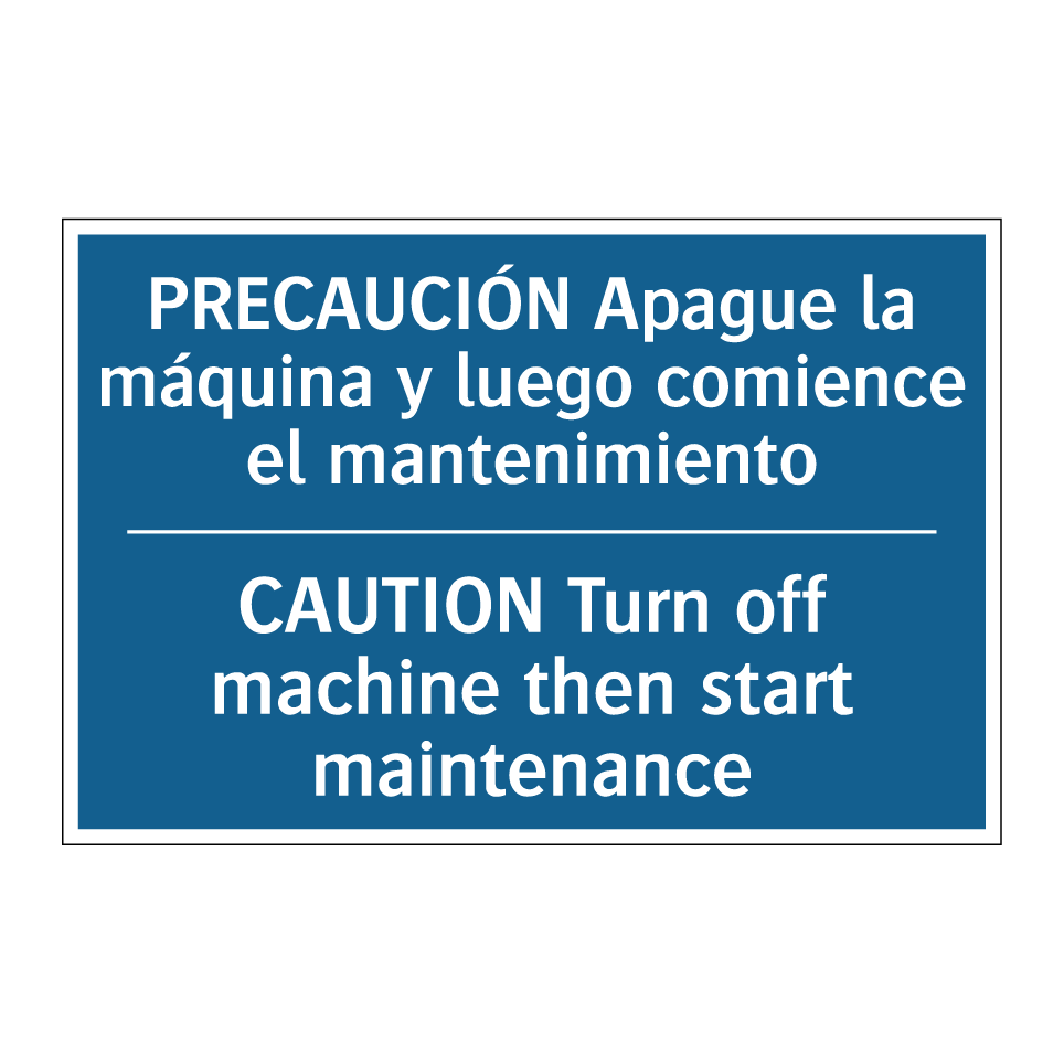 PRECAUCIÓN Apague la máquina y  /.../ - CAUTION Turn off machine then  /.../