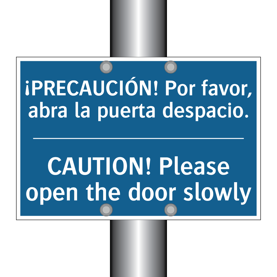 ¡PRECAUCIÓN! Por favor, abra la  /.../ - CAUTION! Please open the door  /.../