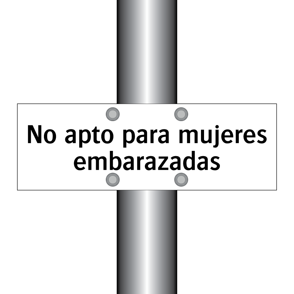 No apto para mujeres embarazadas