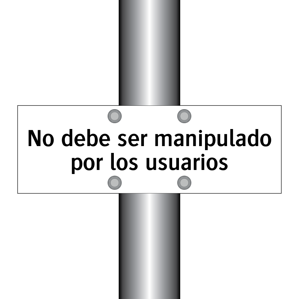 No debe ser manipulado por los usuarios