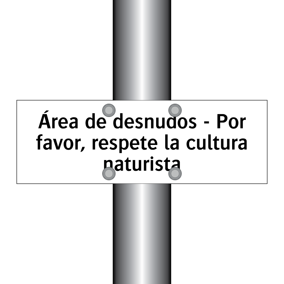 Área de desnudos - Por favor, respete la cultura naturista
