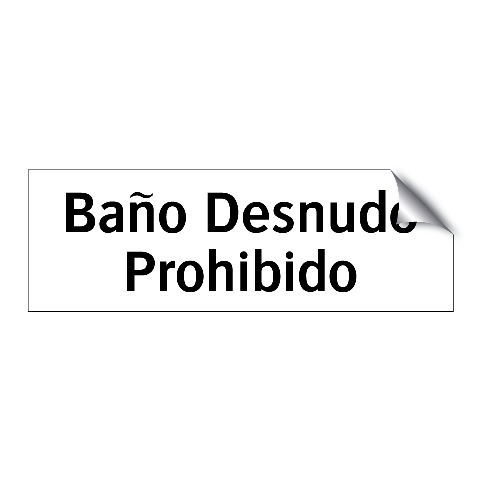 Baño Desnudo Prohibido