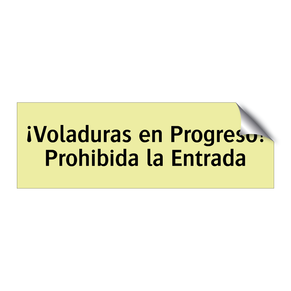 ¡Voladuras en Progreso! Prohibida la Entrada