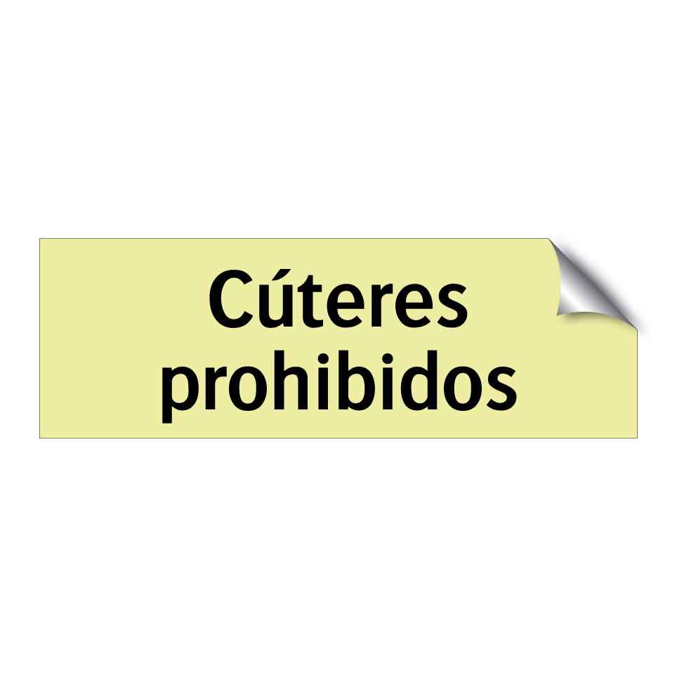 Cúteres prohibidos