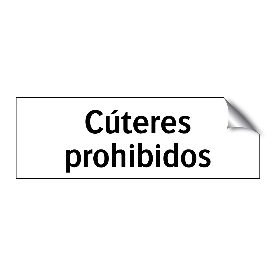 Cúteres prohibidos