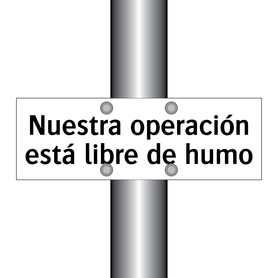 Nuestra operación está libre de humo