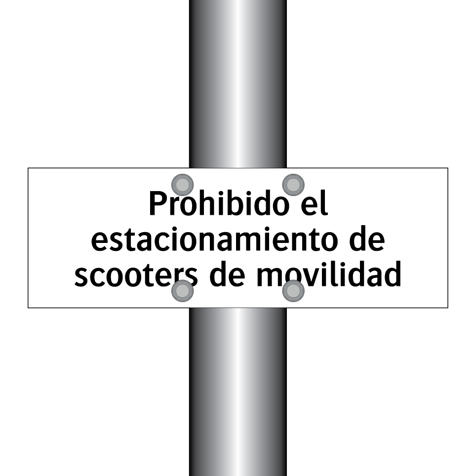 Prohibido el estacionamiento de scooters de movilidad