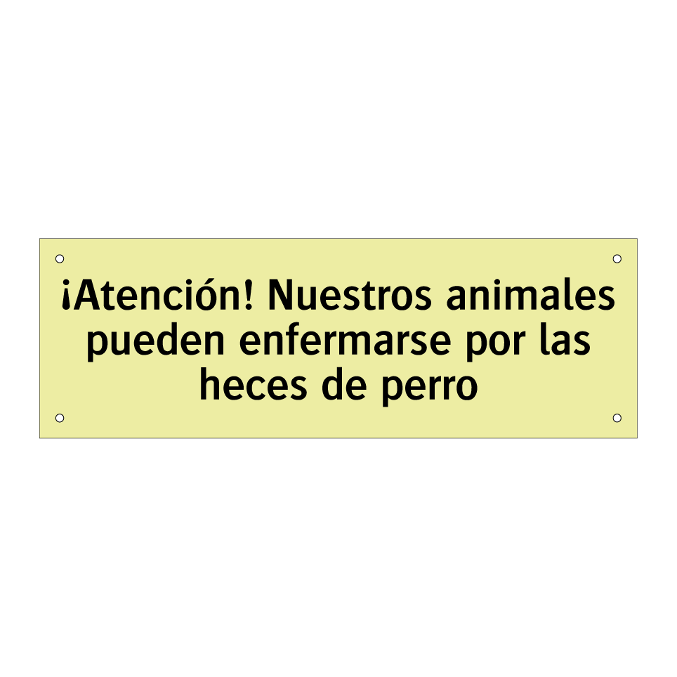 ¡Atención! Nuestros animales pueden enfermarse por las heces de perro