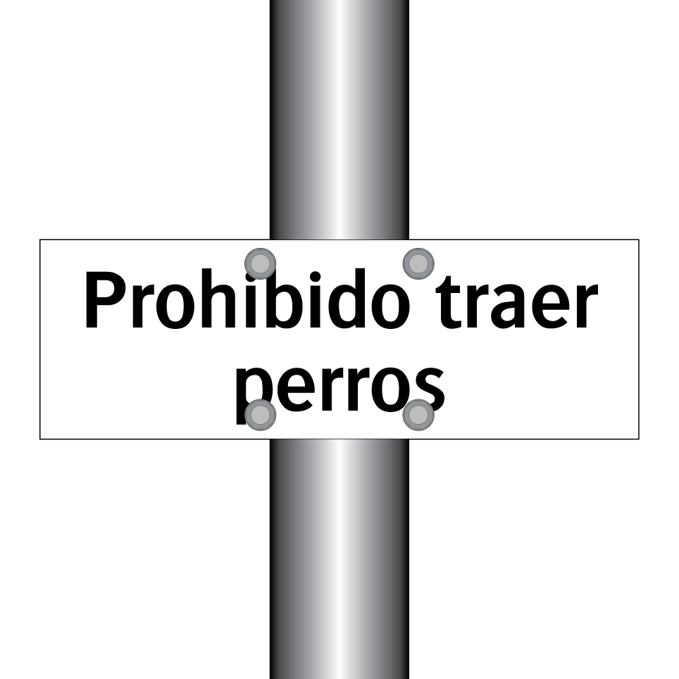 Prohibido traer perros