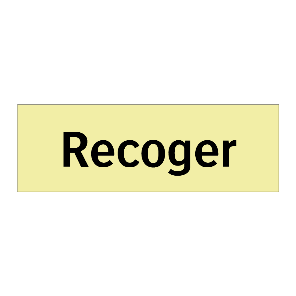Recoger