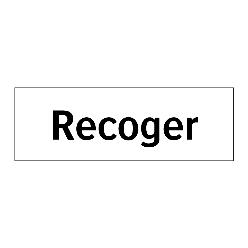Recoger