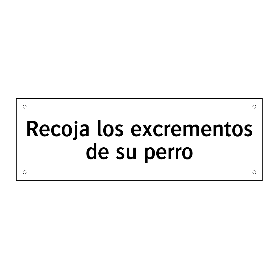 Recoja los excrementos de su perro