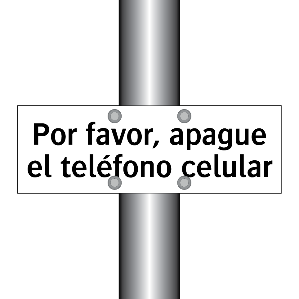 Por favor, apague el teléfono celular