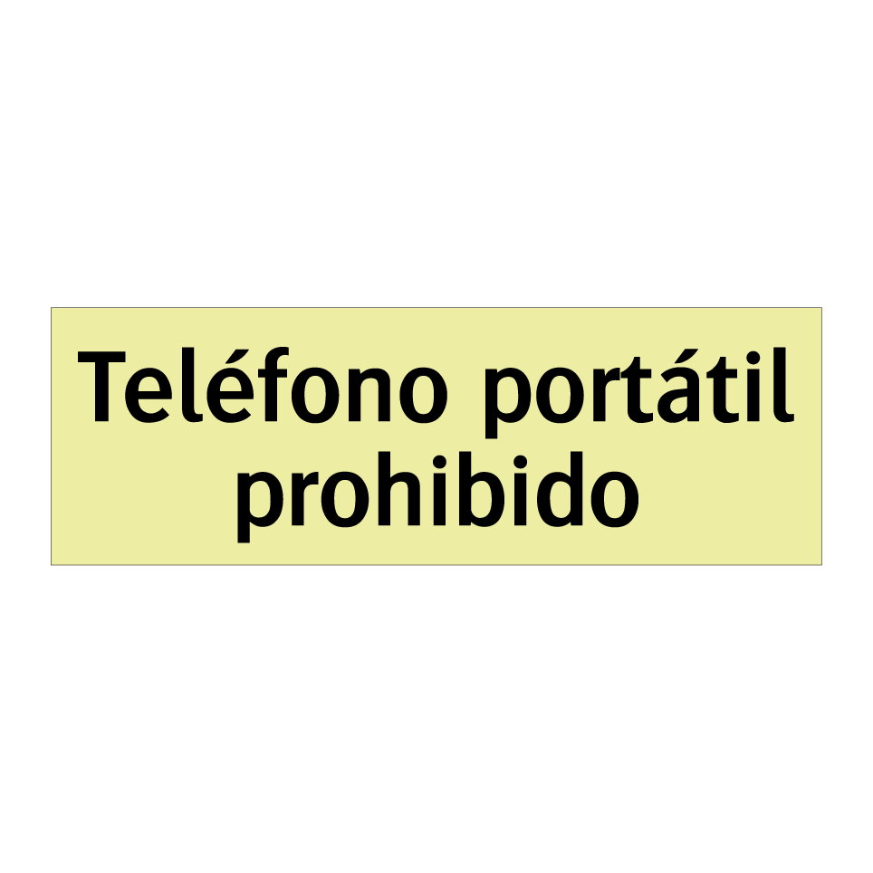 Teléfono portátil prohibido