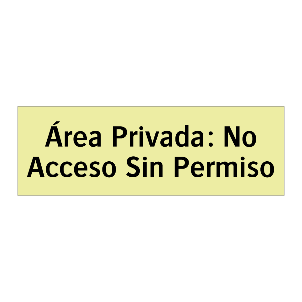 Área Privada: No Acceso Sin Permiso