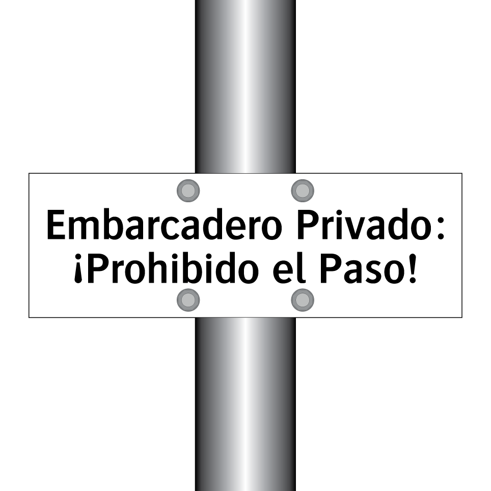 Embarcadero Privado: ¡Prohibido el Paso!