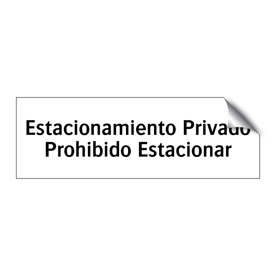 Estacionamiento Privado Prohibido Estacionar