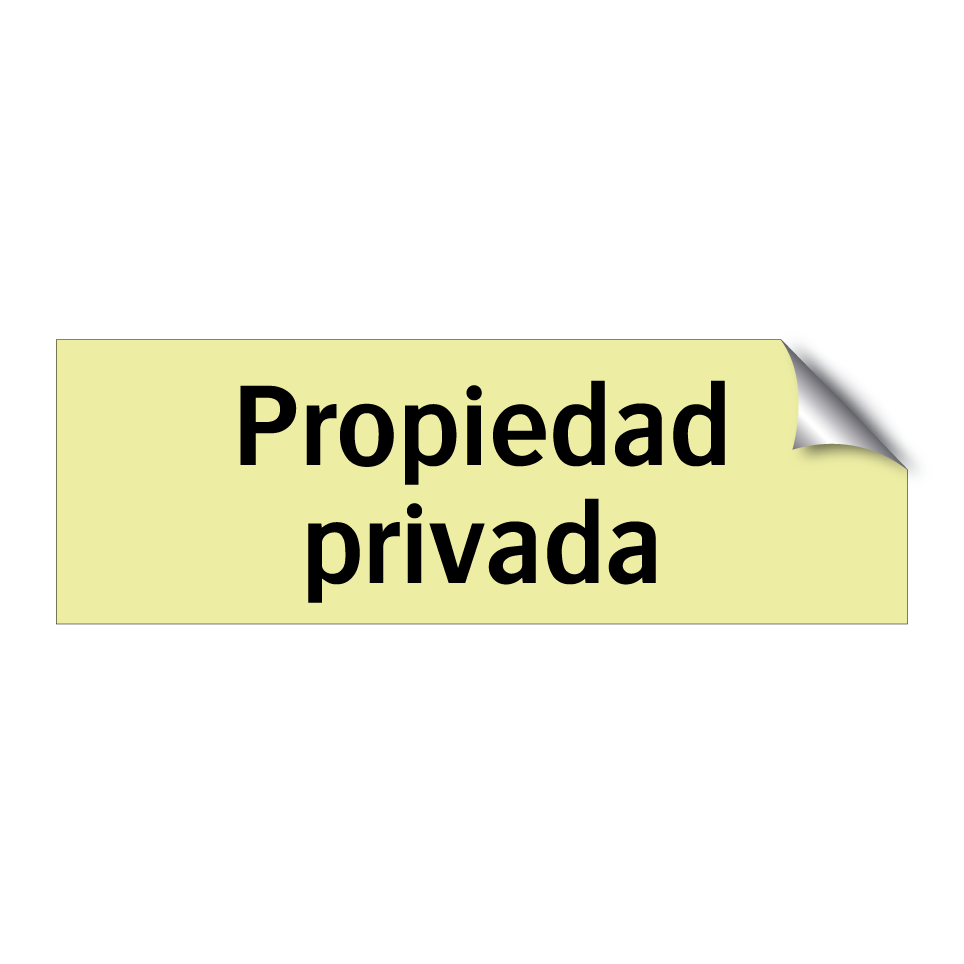 Propiedad privada