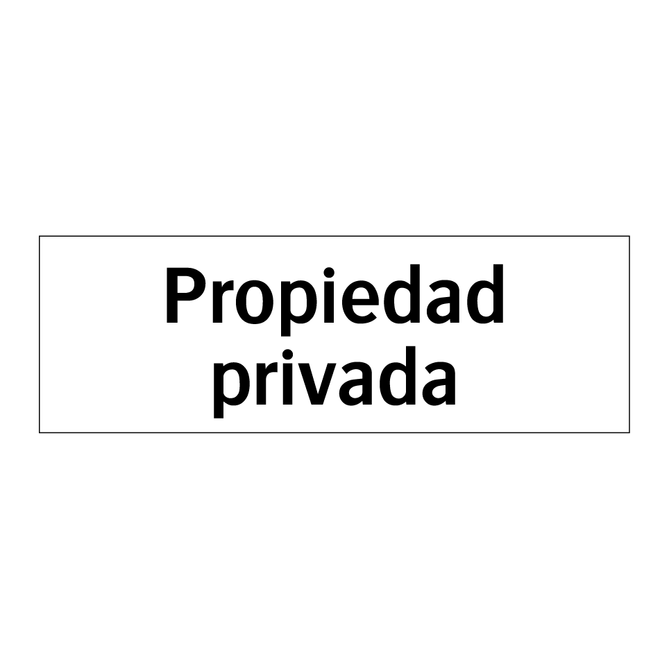 Propiedad privada