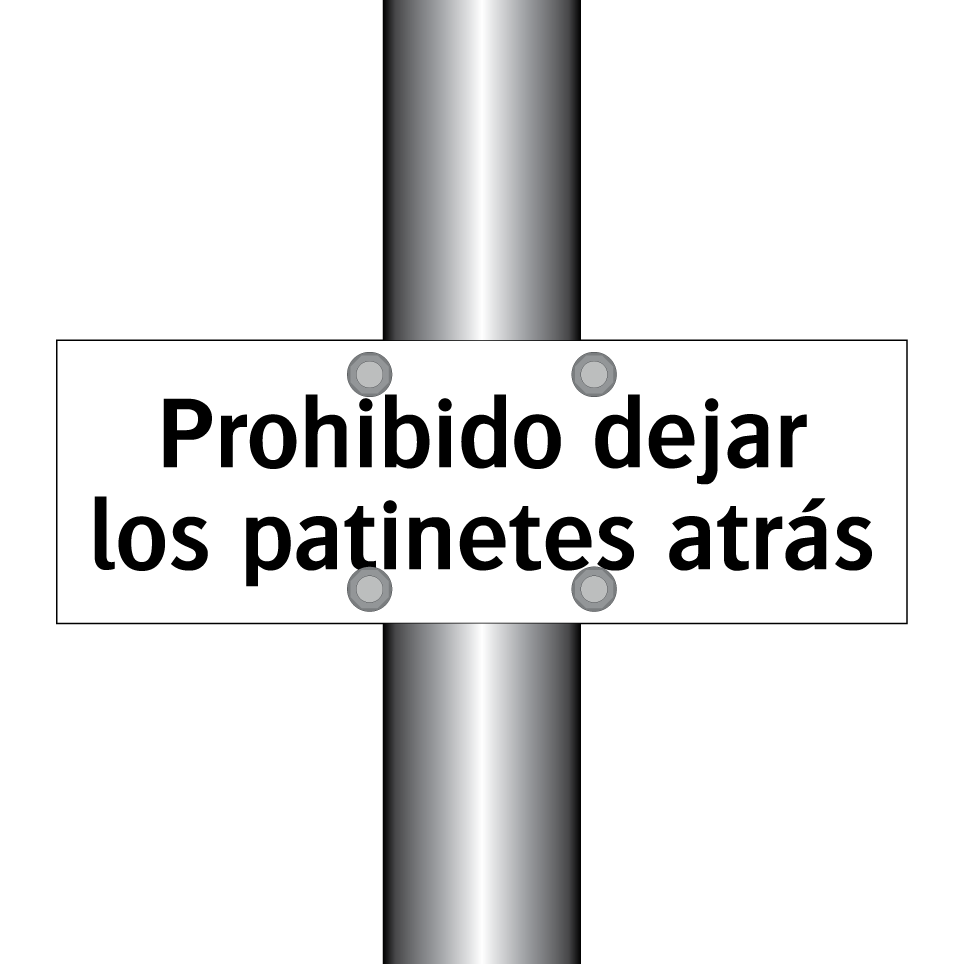 Prohibido dejar los patinetes atrás