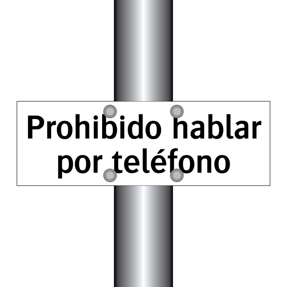 Prohibido hablar por teléfono