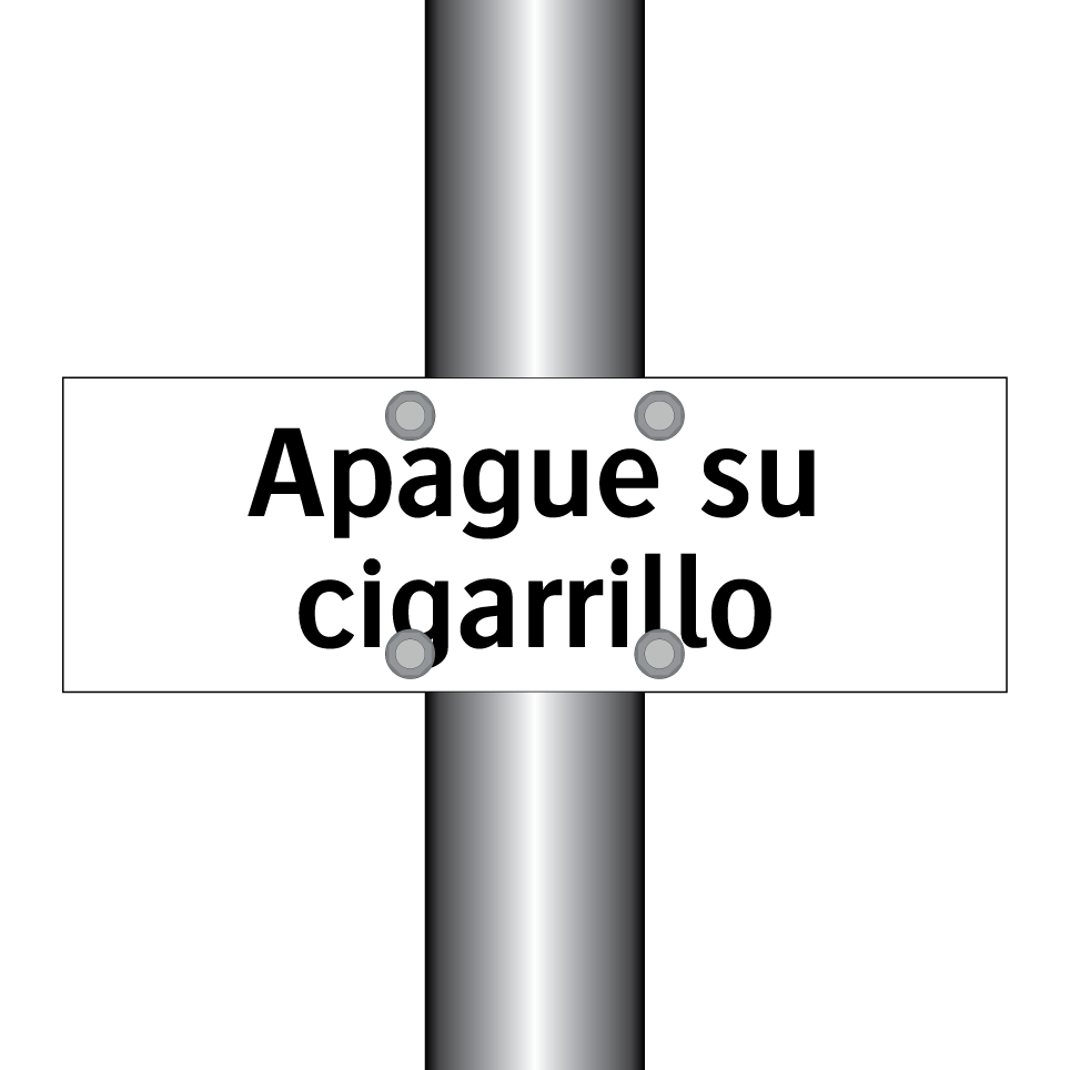 Apague su cigarrillo