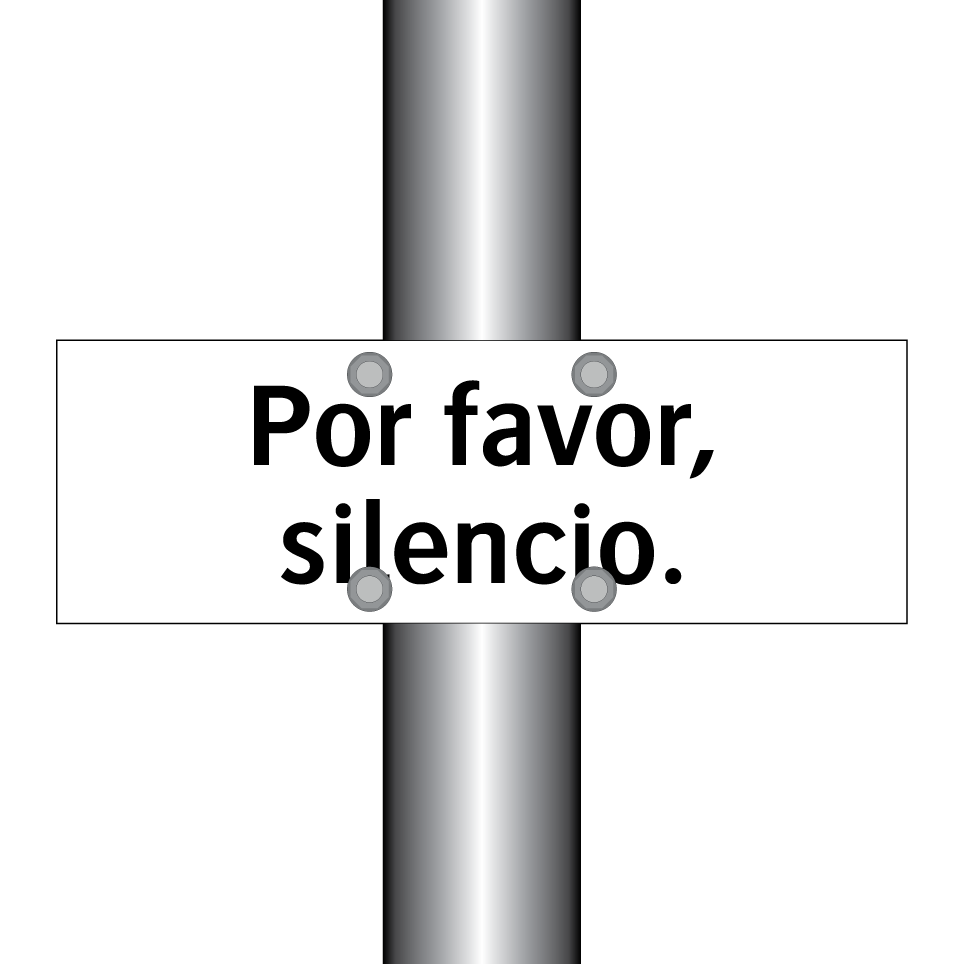 Por favor, silencio.