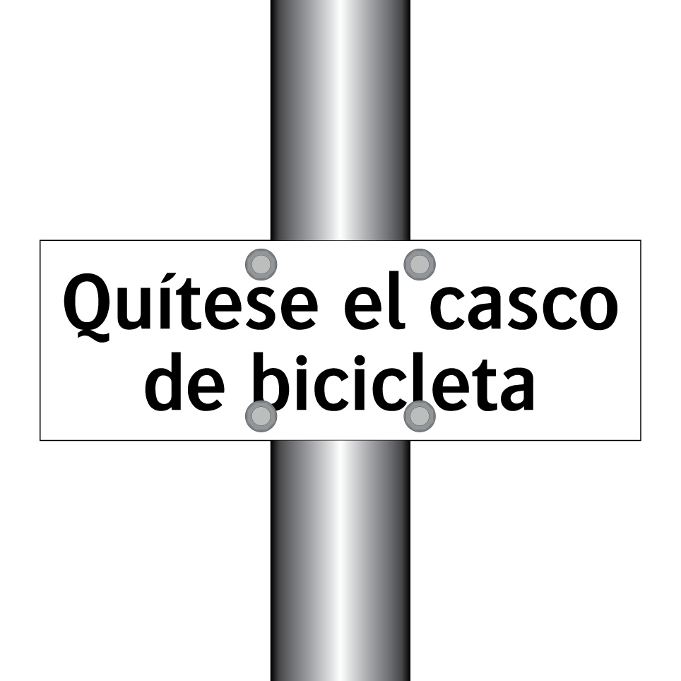 Quítese el casco de bicicleta