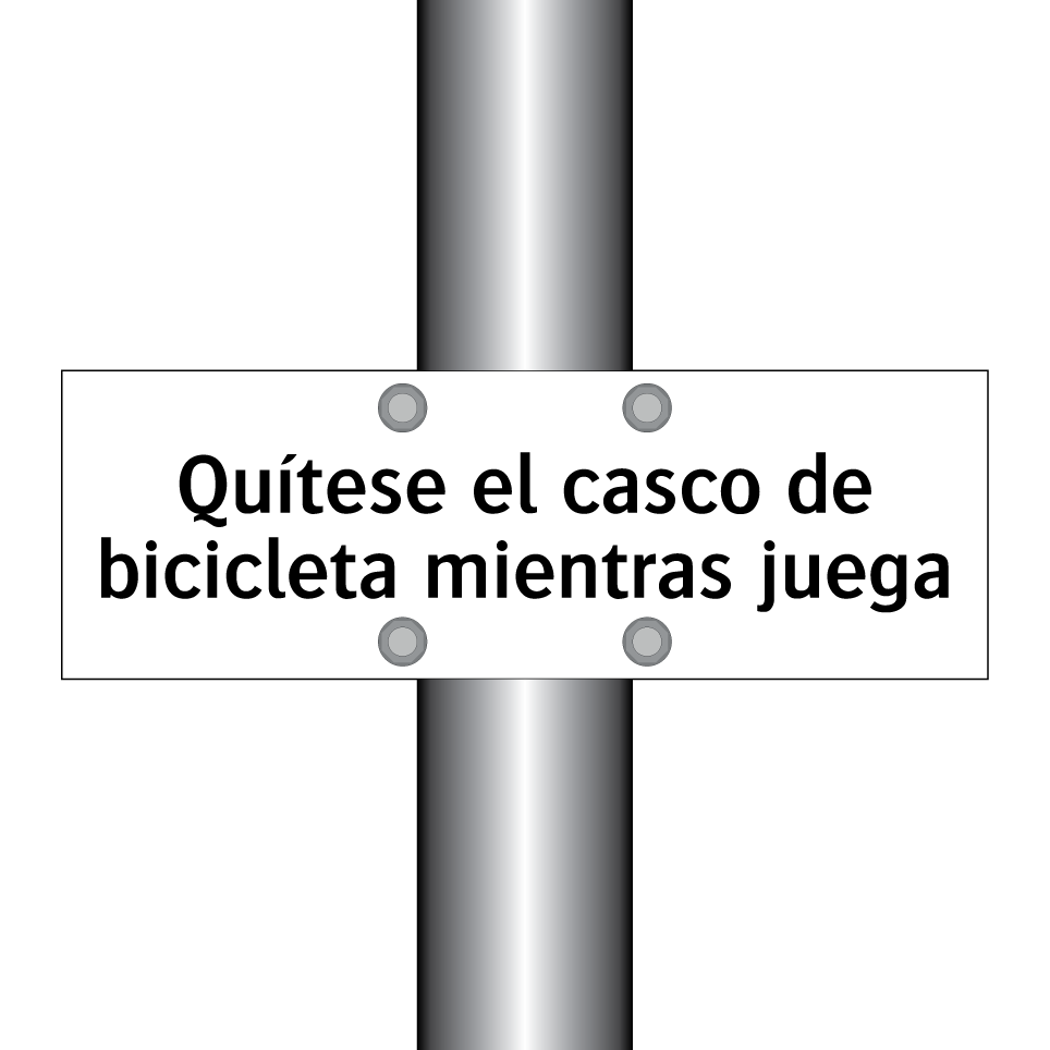 Quítese el casco de bicicleta mientras juega