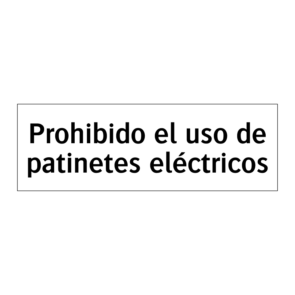 Prohibido el uso de patinetes eléctricos