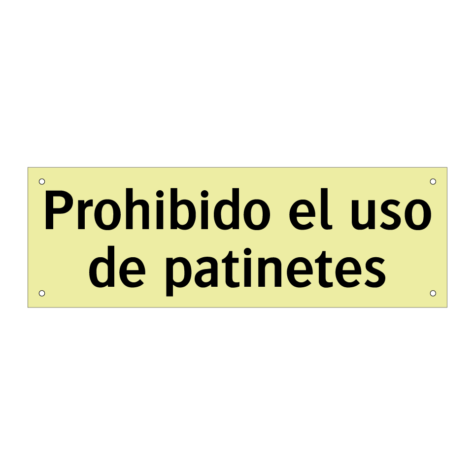 Prohibido el uso de patinetes