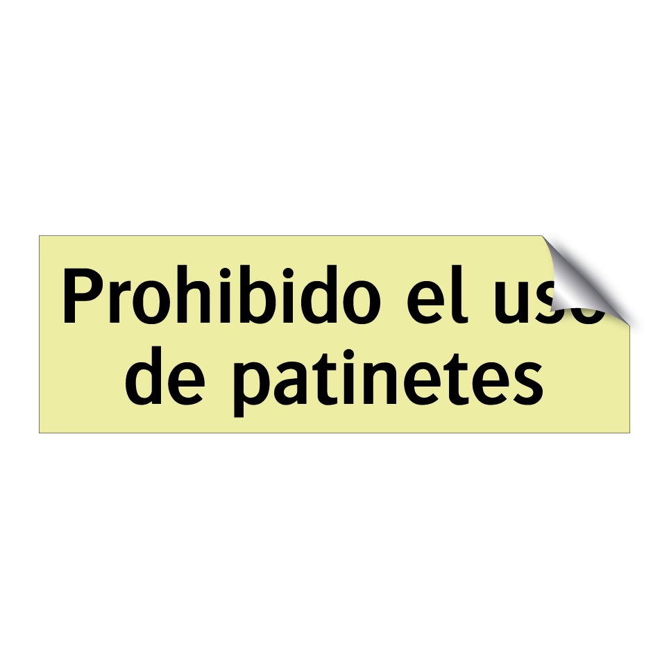 Prohibido el uso de patinetes