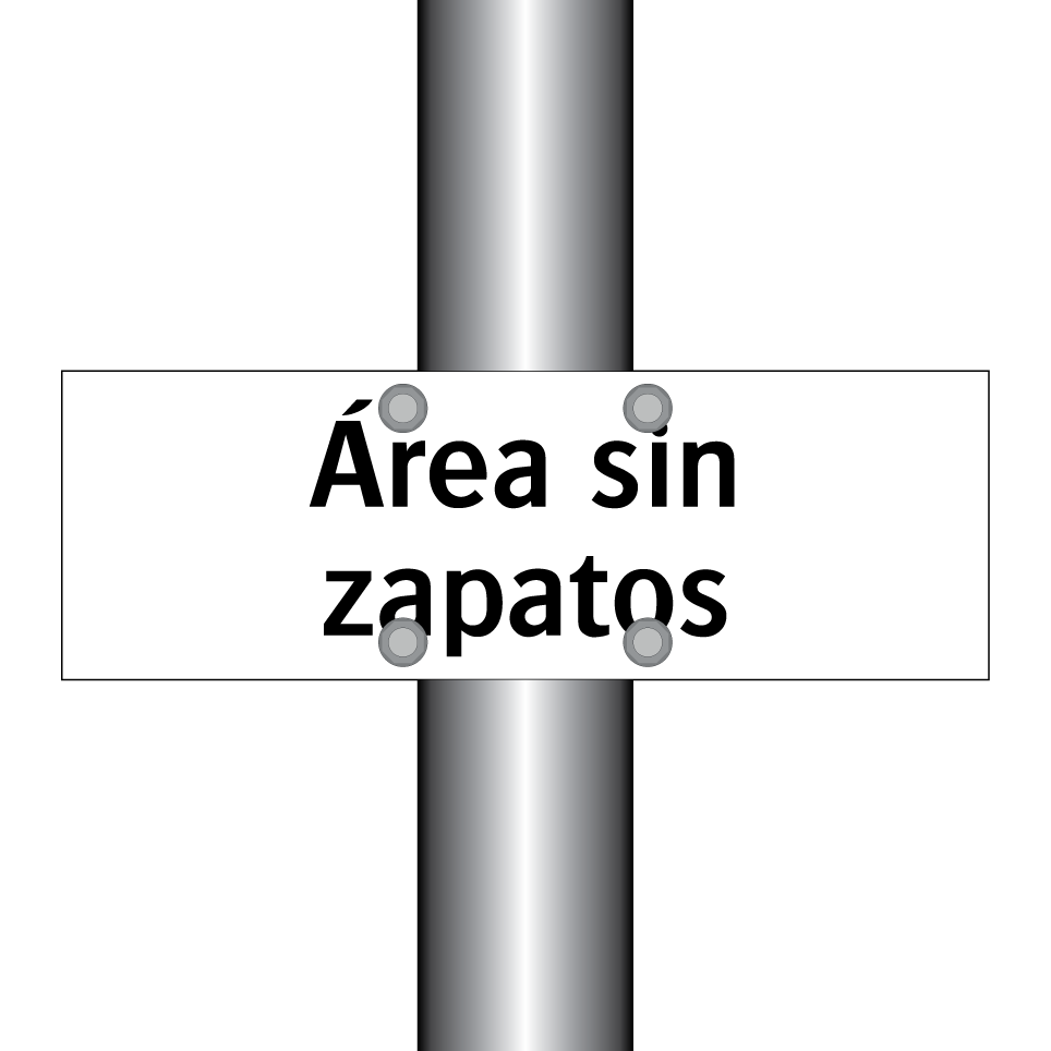 Área sin zapatos