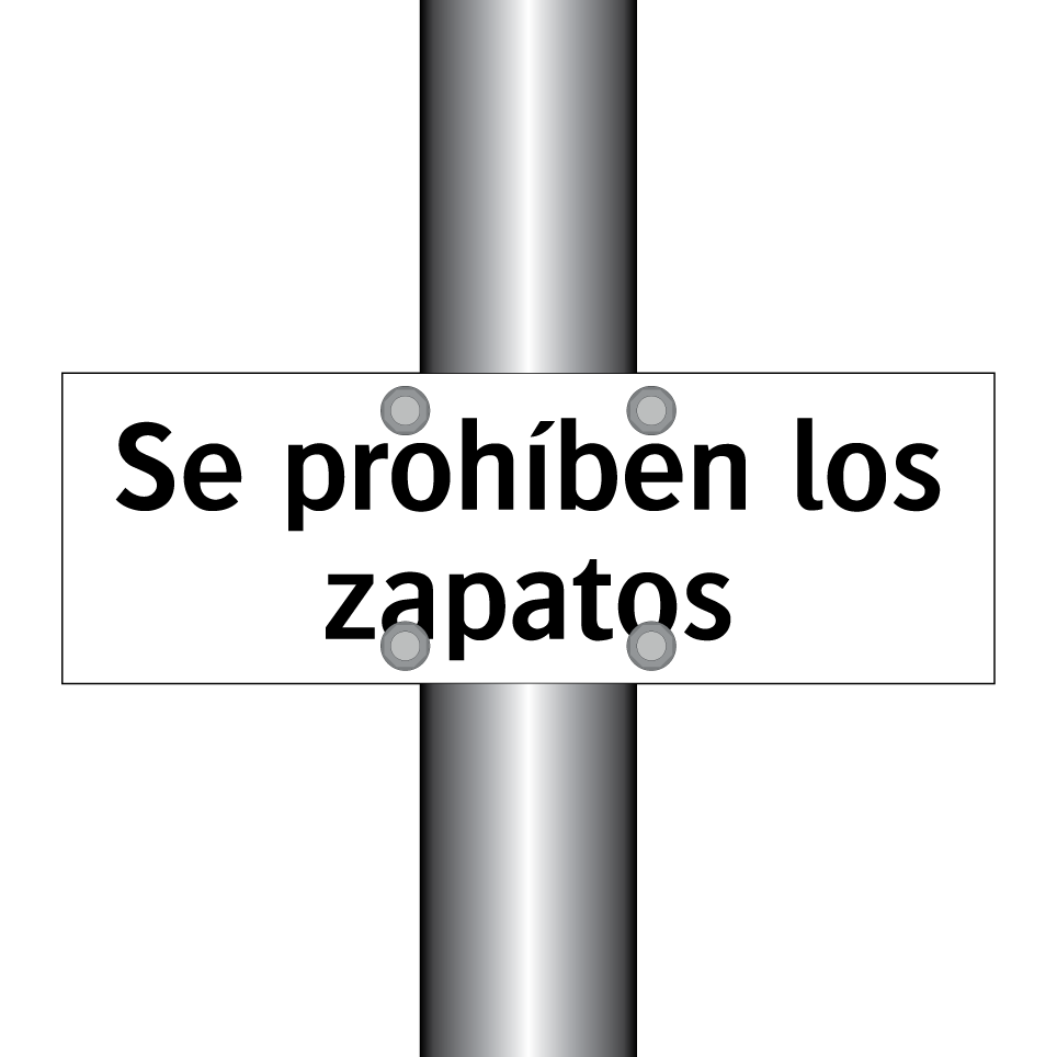 Se prohíben los zapatos