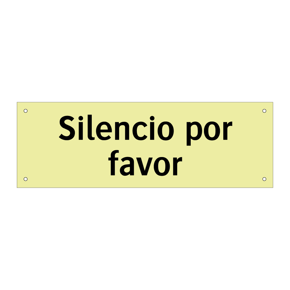 Silencio por favor
