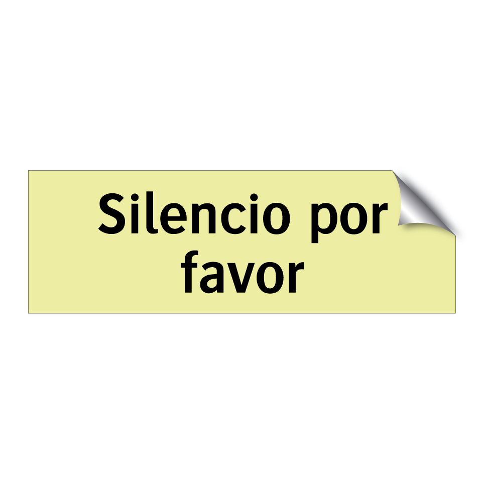 Silencio por favor