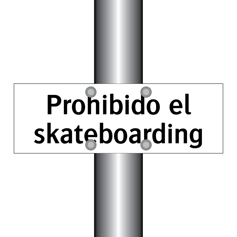 Prohibido el skateboarding