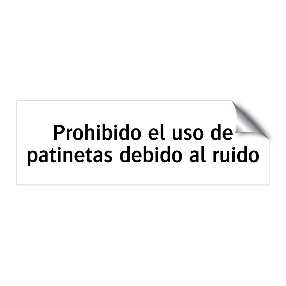 Prohibido el uso de patinetas debido al ruido