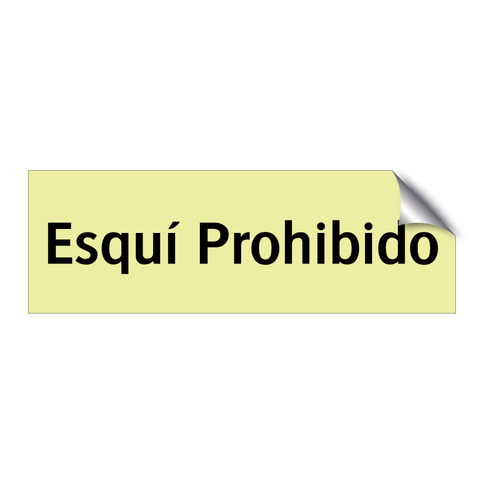 Esquí Prohibido