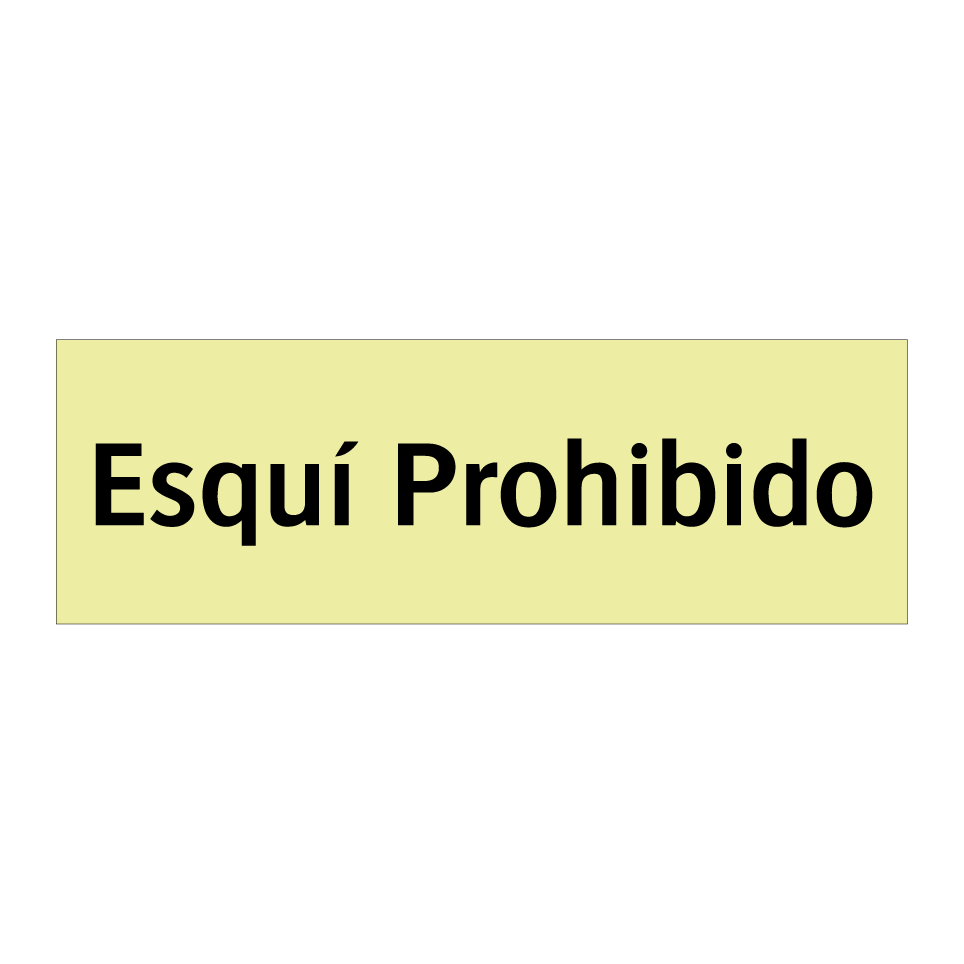 Esquí Prohibido