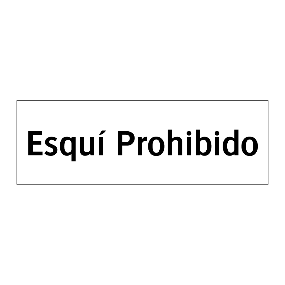Esquí Prohibido