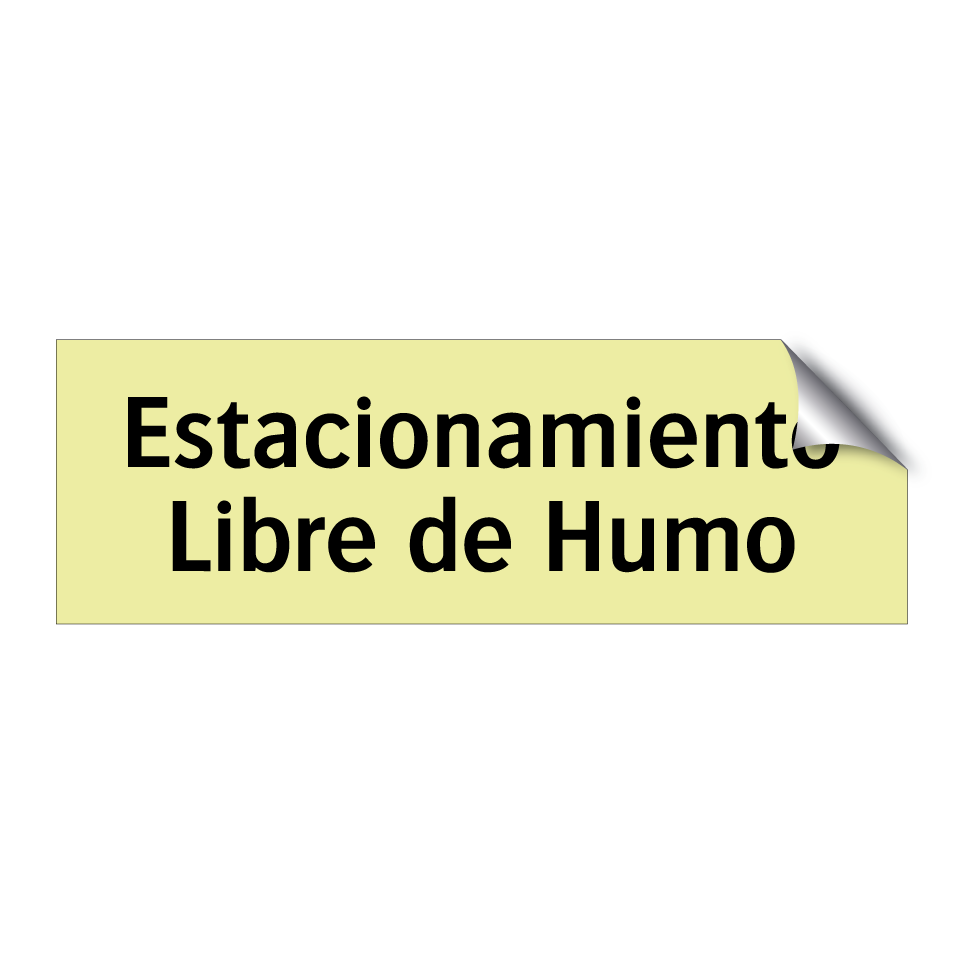 Estacionamiento Libre de Humo
