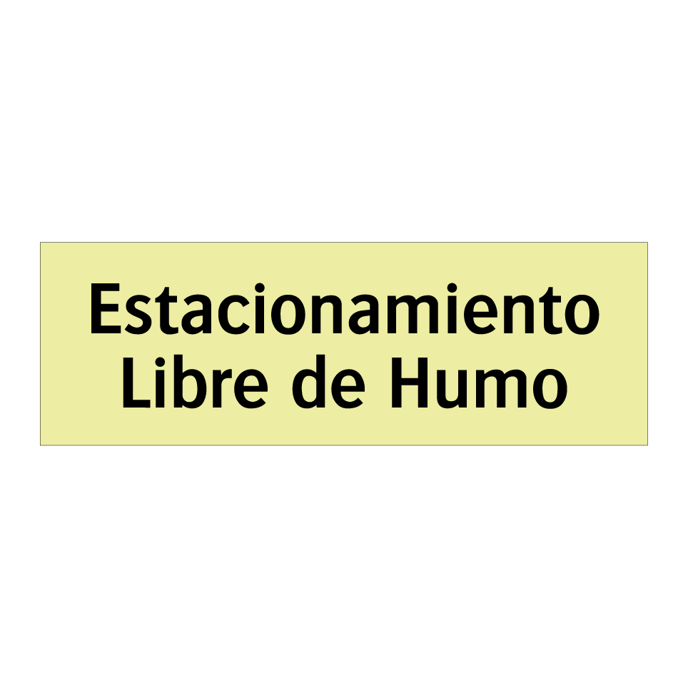 Estacionamiento Libre de Humo