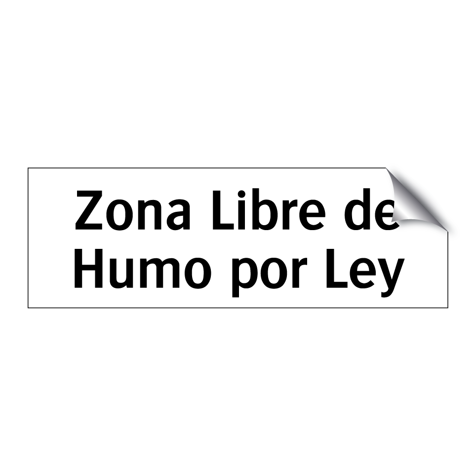 Zona Libre de Humo por Ley