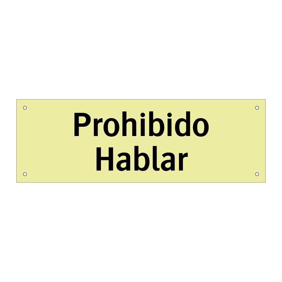 Prohibido Hablar