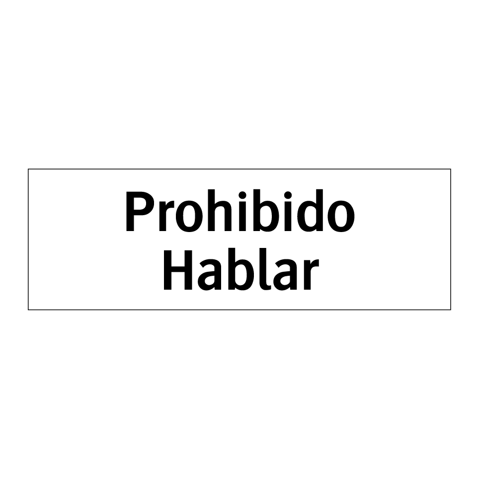 Prohibido Hablar