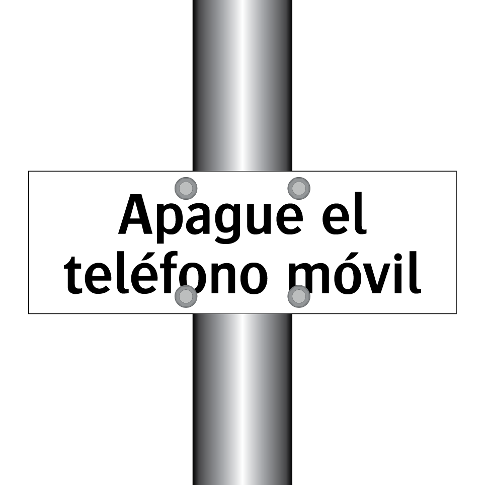 Apague el teléfono móvil