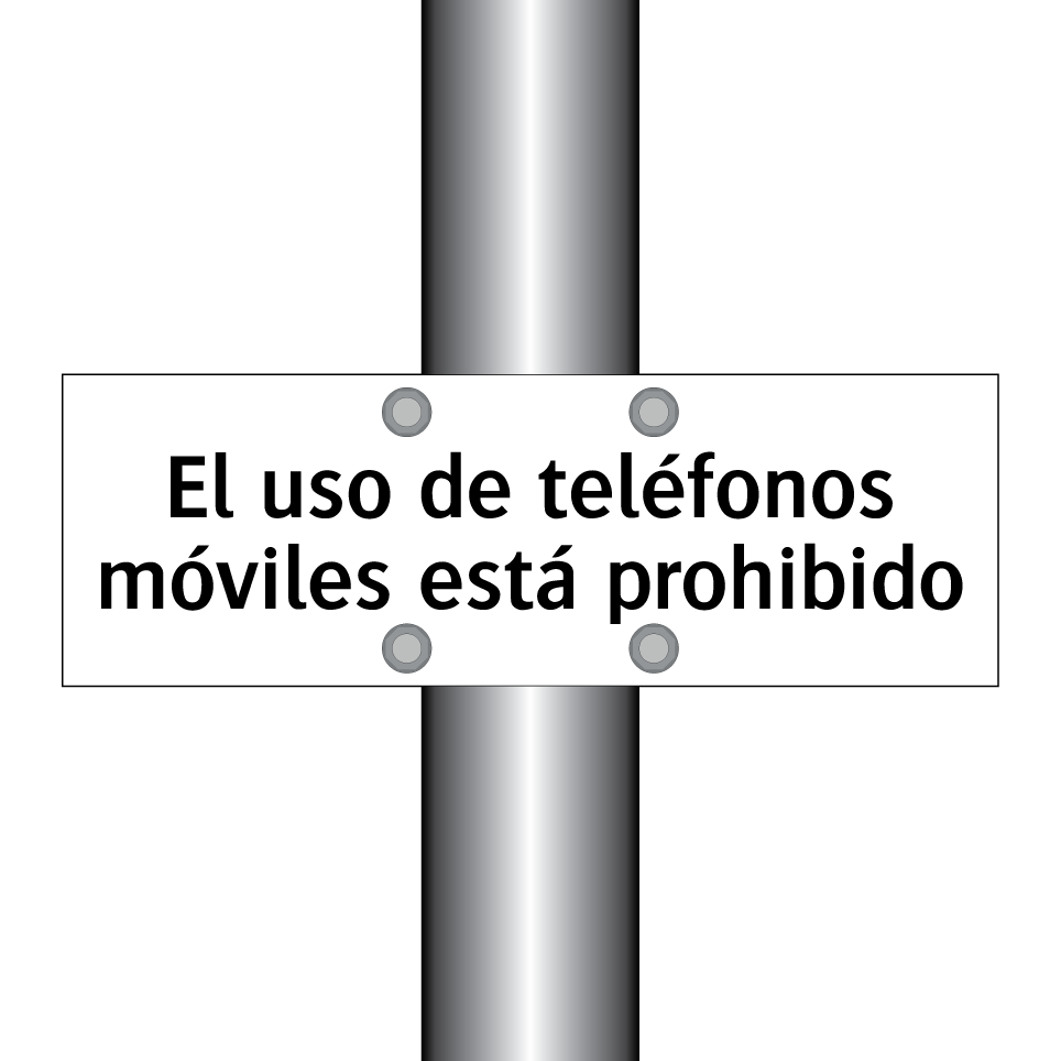 El uso de teléfonos móviles está prohibido