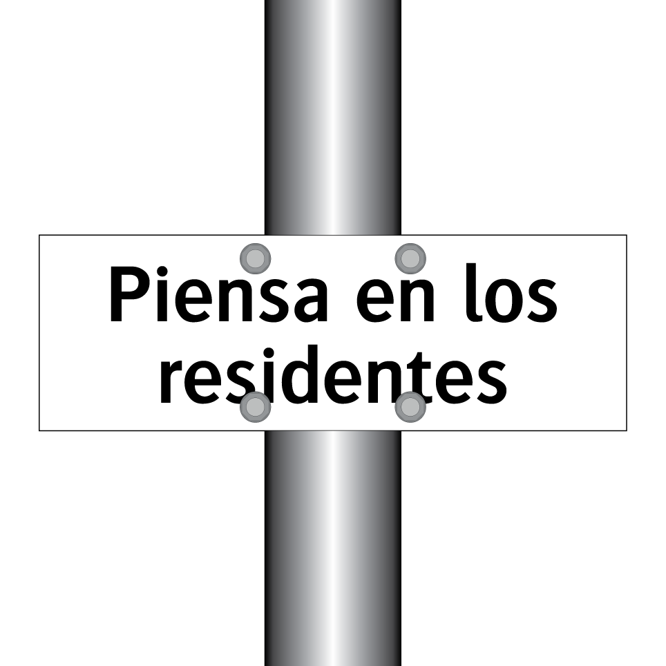 Piensa en los residentes