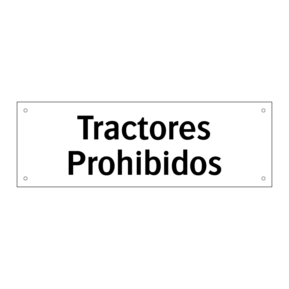 Tractores Prohibidos